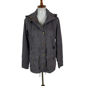 41 Hawthorn Women’s Jacket Small Gray Zip Up Hooded Basic Jacket